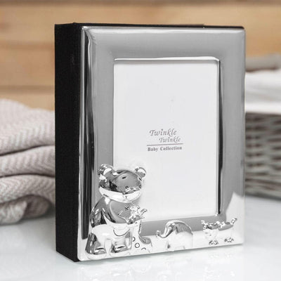 4" X 6" - TWINKLE TWINKLE SILVER PLATED PHOTO ALBUM - R. Mc Cullagh Jewellers