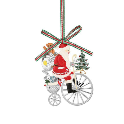 Santa on Penny Farthing Bicycle - R. Mc Cullagh Jewellers