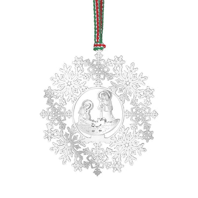 Snowflake with Nativity Decor - R. Mc Cullagh Jewellers