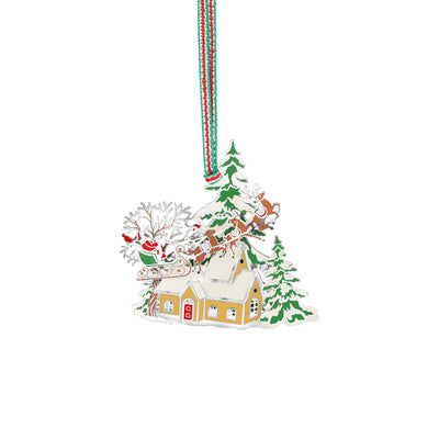 Santa and Sleigh Scene Hanging Decoration - R. Mc Cullagh Jewellers