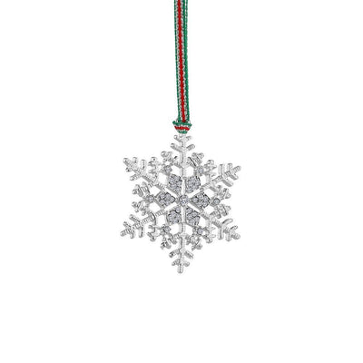 Snowflake Clear Stones Decoration - R. Mc Cullagh Jewellers