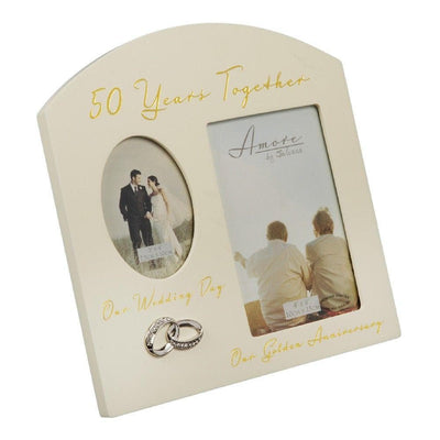AMORE BY JULIANA® DOUBLE ANNIVERSARY FRAME - 50 YEARS - R. Mc Cullagh Jewellers
