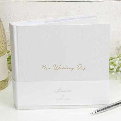 AMORE BY JULIANA® OUR WEDDING DAY PHOTO ALBUM 4" X 6" 50 PG - R. Mc Cullagh Jewellers