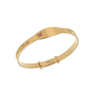 Baby Bangle sterling silver, gold plated - R. Mc Cullagh Jewellers