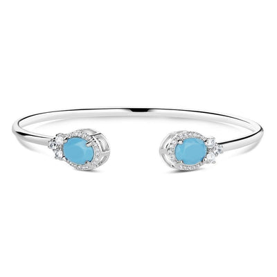 Bangle with Turquoise Stones - R. Mc Cullagh Jewellers