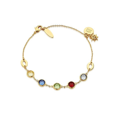 Bracelet with Multi Coloured Stones - R. Mc Cullagh Jewellers