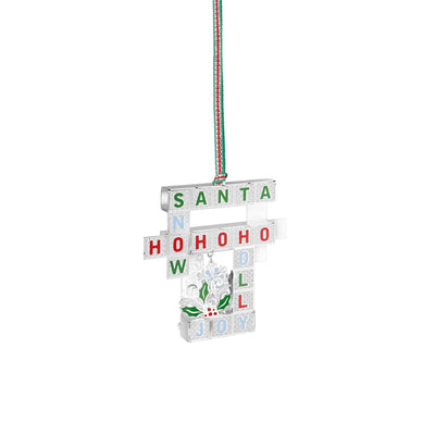 Christmas Crossword Decoration - R. Mc Cullagh Jewellers