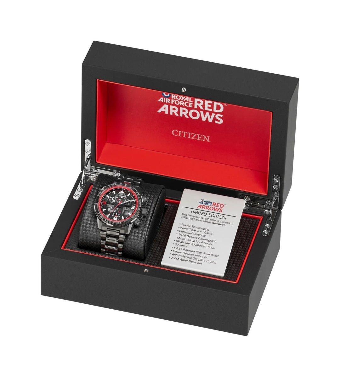 Citizen Skyhawk A T Red Arrows Black Limited Edition Bracelet Watch R. Mc Cullagh Jewellers