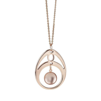 Droplet Rose Goldplate Pendant - R. Mc Cullagh Jewellers