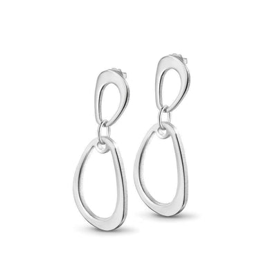 Droplet Silverplate Earrings - R. Mc Cullagh Jewellers