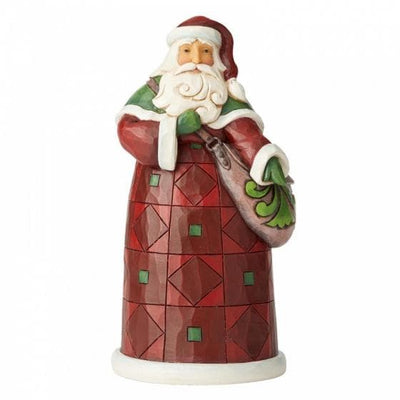 Jim Shore Be A Blessing, Ease A Burden (Santa with Satchel Figurine) - R. Mc Cullagh Jewellers