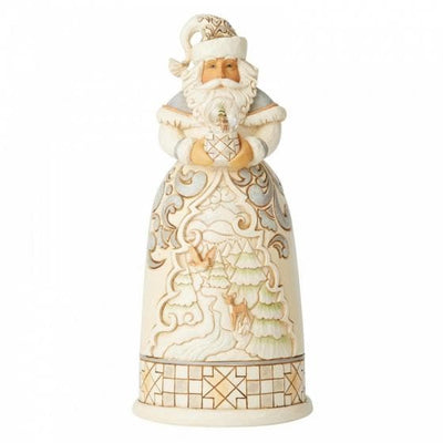 Jim Shore Christmas In The Countryside (White Woodland Santa) - R. Mc Cullagh Jewellers