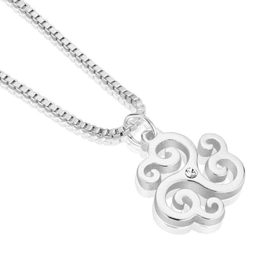 Kells Pendant with Clear Stone - R. Mc Cullagh Jewellers