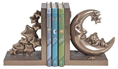 Moon and Teddy Set of Bookends - R. Mc Cullagh Jewellers