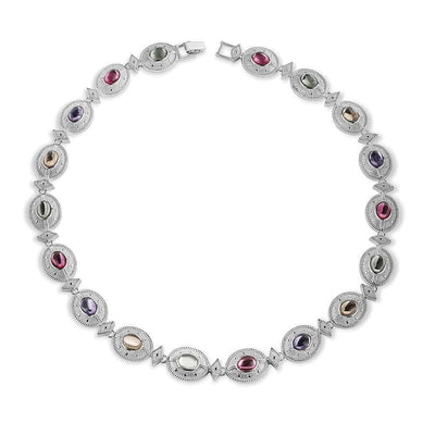 Necklace Multi Coloured Stone - R. Mc Cullagh Jewellers