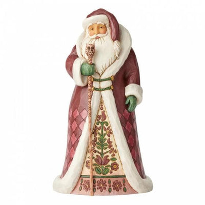 Quietly He Comes (Regal Santa with Staff Figurine) - R. Mc Cullagh Jewellers