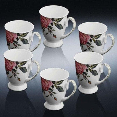 Rose Collection Set of 6 Mugs - R. Mc Cullagh Jewellers