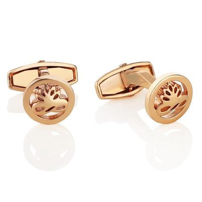 Rose Goldplate Cufflinks - R. Mc Cullagh Jewellers