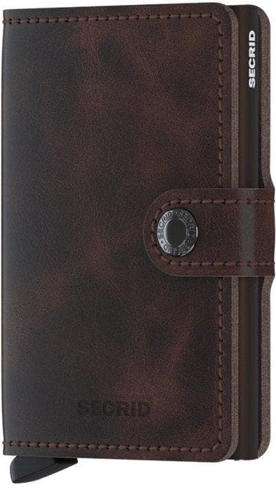 Secrid Miniwallet Vintage Chocolate - R. Mc Cullagh Jewellers