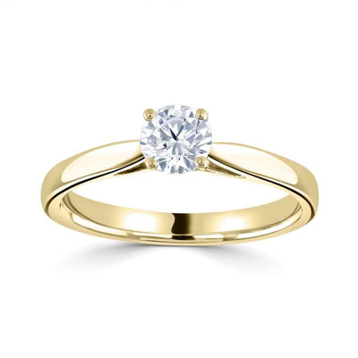 Solitaire Engagement Ring 18ct Gold - R. Mc Cullagh Jewellers