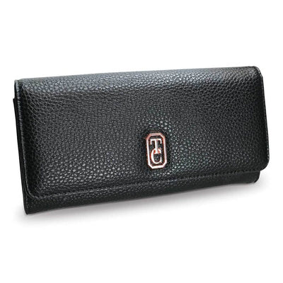 Tipperary Crystal Clarence Purse - Black (Large) - R. Mc Cullagh Jewellers