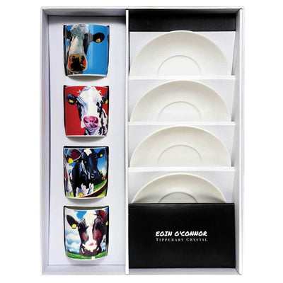 Tipperary Crystal Eoin O Connor Set Of 4 Espresso Cups - R. Mc Cullagh Jewellers